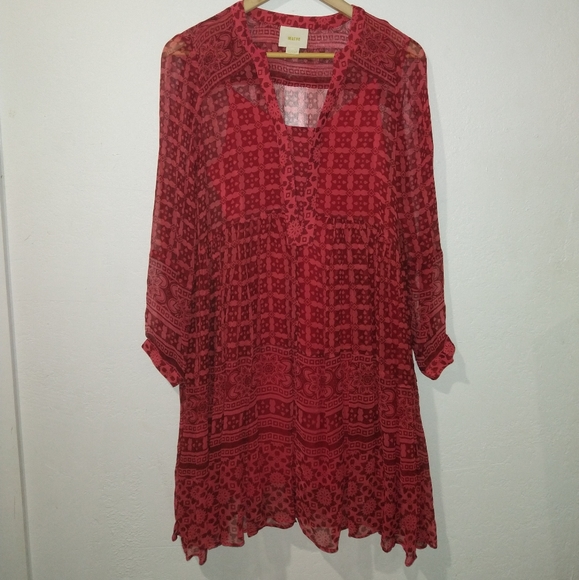 ANTHRO' MAEVE Canna Swing Dress - Picture 8 of 11